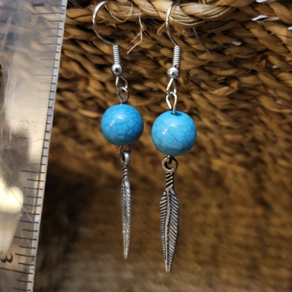 Torquoise Earrings - Picture 2 of 2